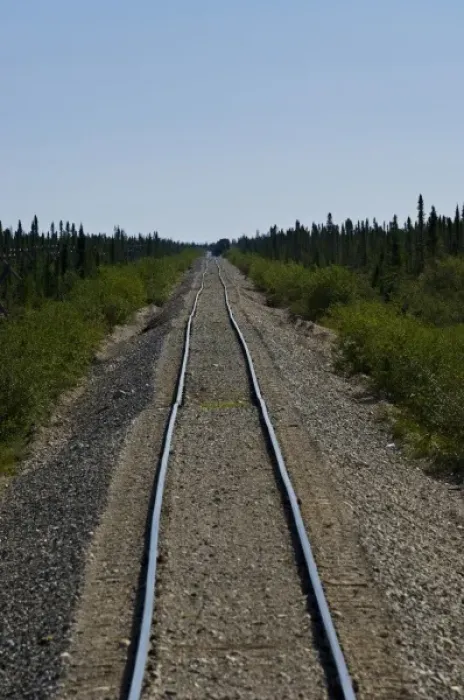 Framed Print : Churchill, Manitoba. Train to Churchill from Winnipeg