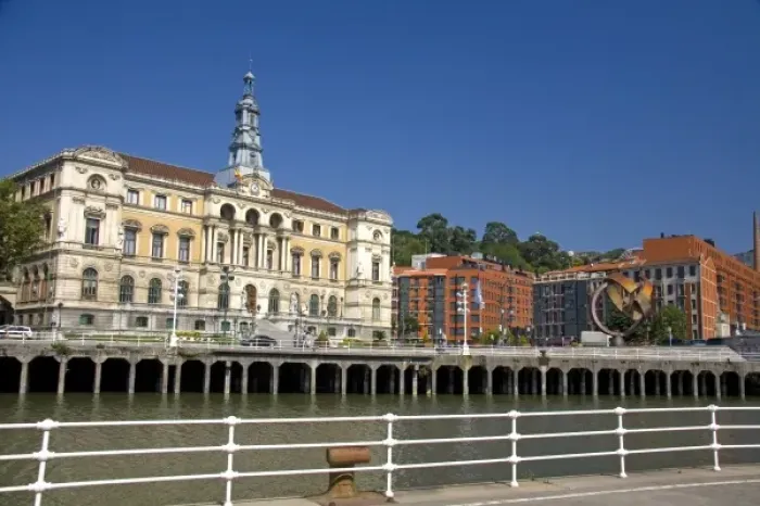 Framed Print : The City Hall of Bilbao, Biscay, Basque Country, northern Spain