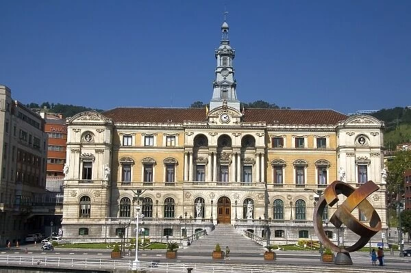 The City Hall of Bilbao, Biscay, Basque Country, northern Spain