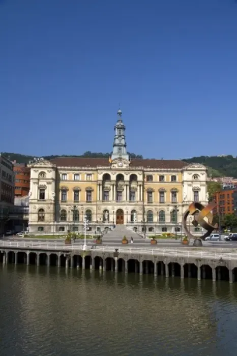 Framed Print : The City Hall of Bilbao, Biscay, Basque Country, northern Spain