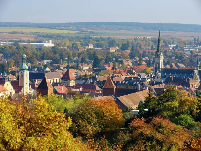 Framed Print : City view. The medieval town Koszeg in Western Transdanubia close to the Austrian border. Eastern Europe, Hungary Framed Print : City view. The medieval town Koszeg in Western Transdanubia close to the Austrian border. Eastern Europe, Hungary