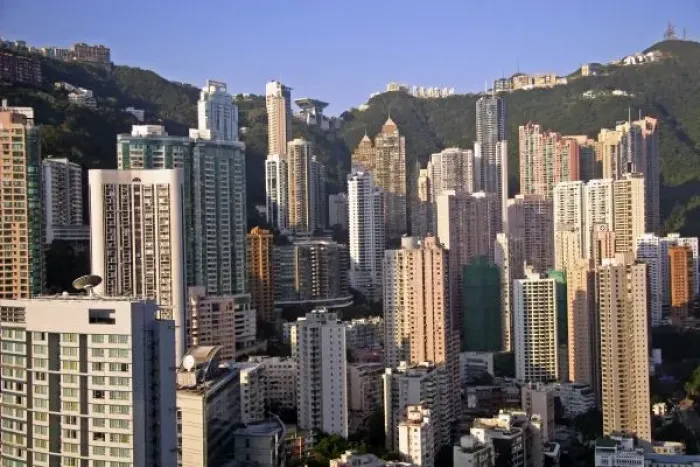 Framed Print : Cityscape of Hong Framed Print : Cityscape of Hong