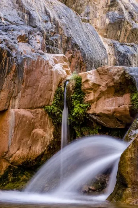 Framed Print : Clear Creek Falls. Clear Creek. Grand Canyon. Arizona. USA