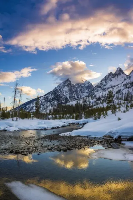 Framed Print : Clearing storm over the Tetons from Cottonwood Creek, Grand Teton National Park Framed Print : Clearing storm over the Tetons from Cottonwood Creek, Grand Teton National Park