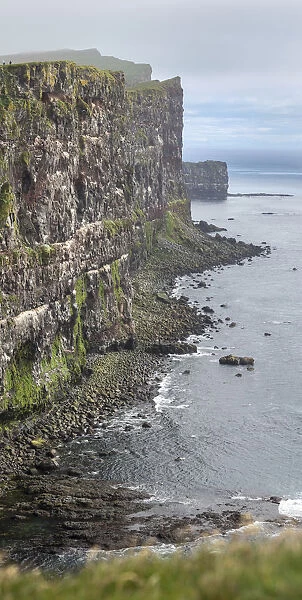 The cliffs at Latrabjarg. The remote Westfjords in northwest Iceland