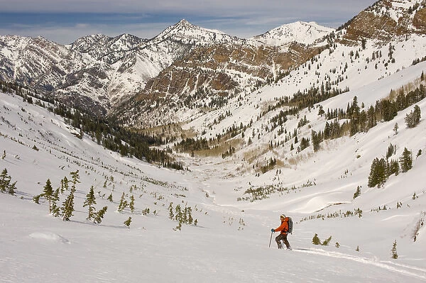 Climbing in Big Cottonwood Canyon, Uinta-Wasatch-Cache National Forest, Wasatch Mountains