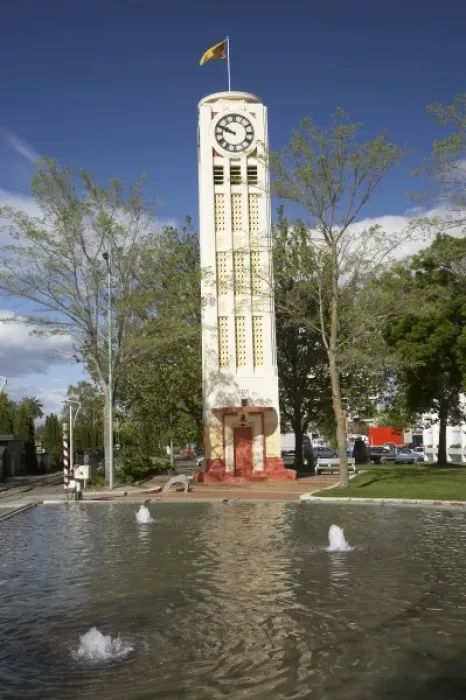 Framed Print : Clock Tower and fountain, Hastings, Hawkes Bay, North Island, New Zealand Framed Print : Clock Tower and fountain, Hastings, Hawkes Bay, North Island, New Zealand