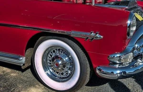 Close up of Desota car at Old classic car show at Winners Casino in Winnemucca Nevada