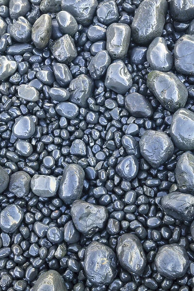 Close-up of beach rocks, Oregon
