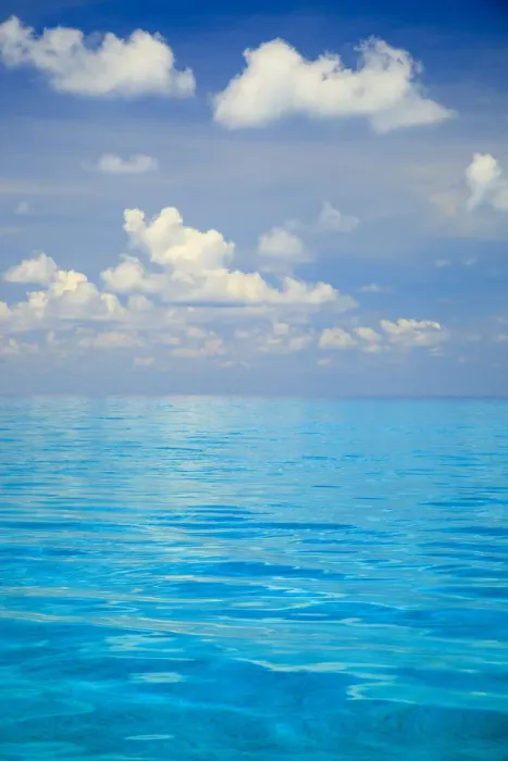 Framed Print : Close-up of blue tropical water, Bahamas