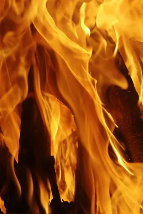 Framed Print : Close-up of fire flames, Jodhpur, India Framed Print : Close-up of fire flames, Jodhpur, India