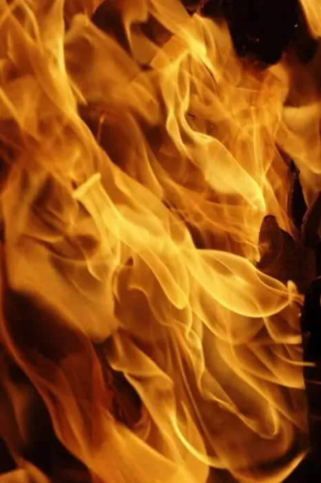 Framed Print : Close-up of fire flames, Jodhpur, India Framed Print : Close-up of fire flames, Jodhpur, India