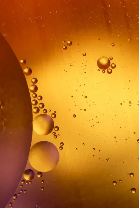 Framed Print : Close-up pattern of bubbles in oil and water mixture Framed Print : Close-up pattern of bubbles in oil and water mixture
