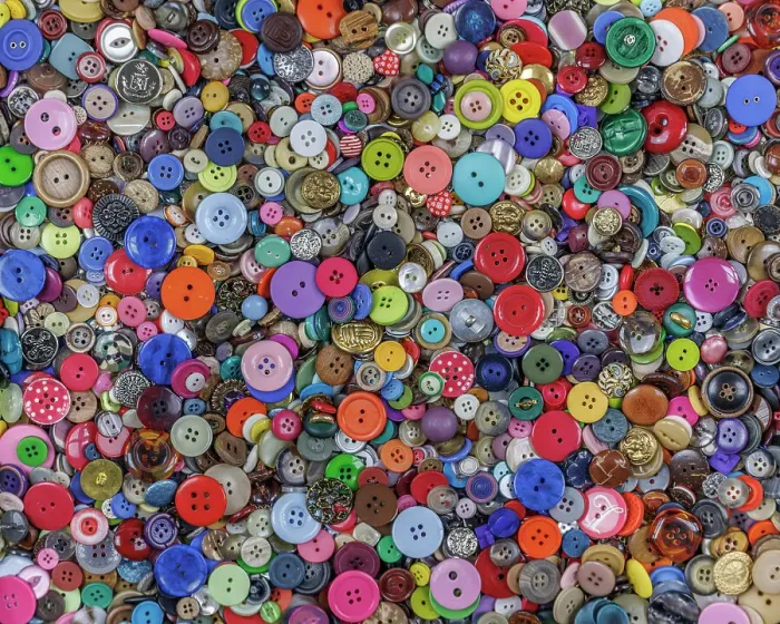 Framed Print : Close-up of variety of colorful buttons Framed Print : Close-up of variety of colorful buttons