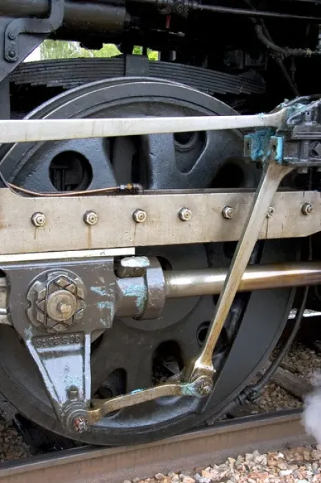 Framed Print : Close up detail view of steam locomotive drive wheel Framed Print : Close up detail view of steam locomotive drive wheel
