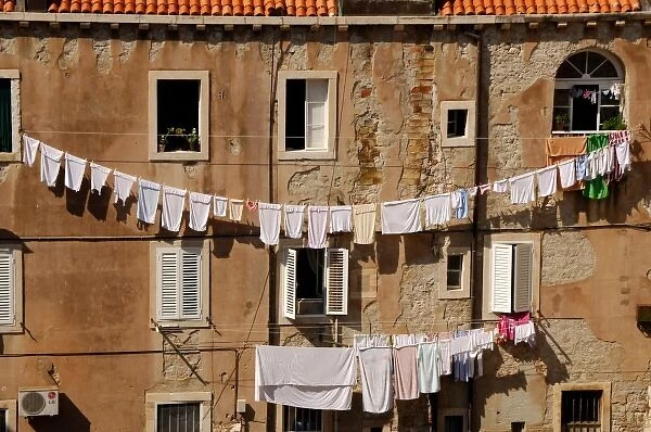 Clothesline. Dubrovnik. Croatia
