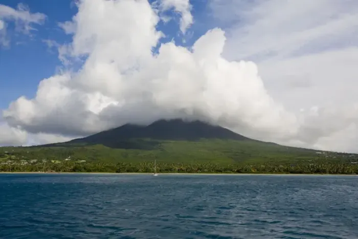 Framed Print : Cloud covered Nevis Peak - 3, 212 feet Framed Print : Cloud covered Nevis Peak - 3, 212 feet