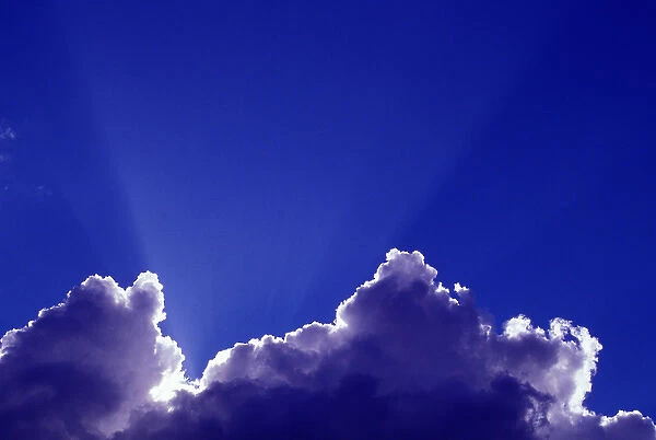 A cloud with a silver lining conceals the sun