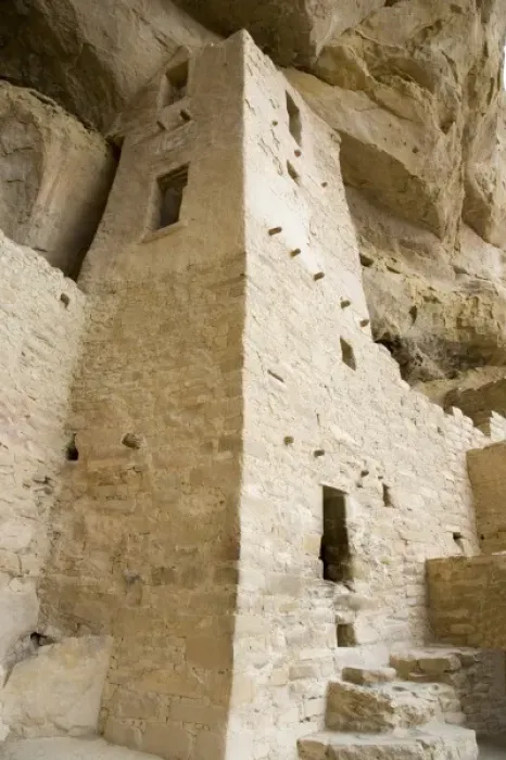 Framed Print : CO, Colorado, Mesa Verde National Park, home of Ancestral Pueblo people, cliff dwellings