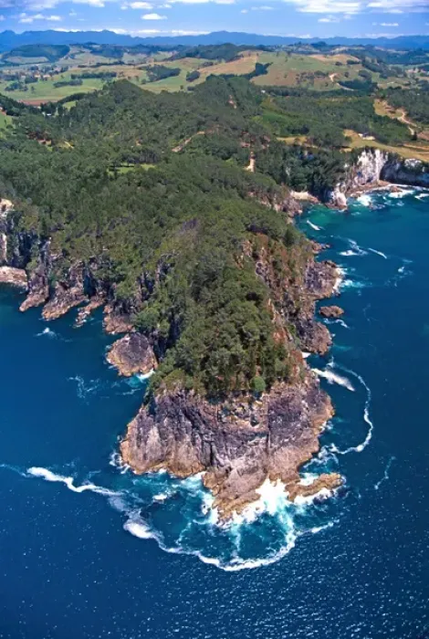 Framed Print : Coast south of Hahei, Coromandel Peninsula - aerial Framed Print : Coast south of Hahei, Coromandel Peninsula - aerial