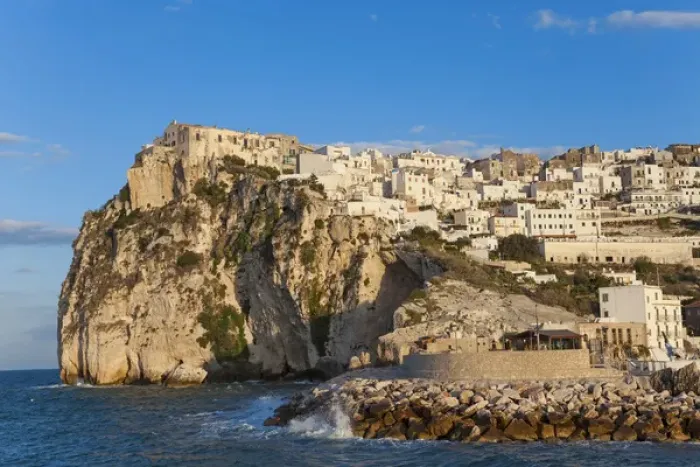 Framed Print : Coastal village of Peschici, Promontorio del Gargano, puglia, Italy Framed Print : Coastal village of Peschici, Promontorio del Gargano, puglia, Italy