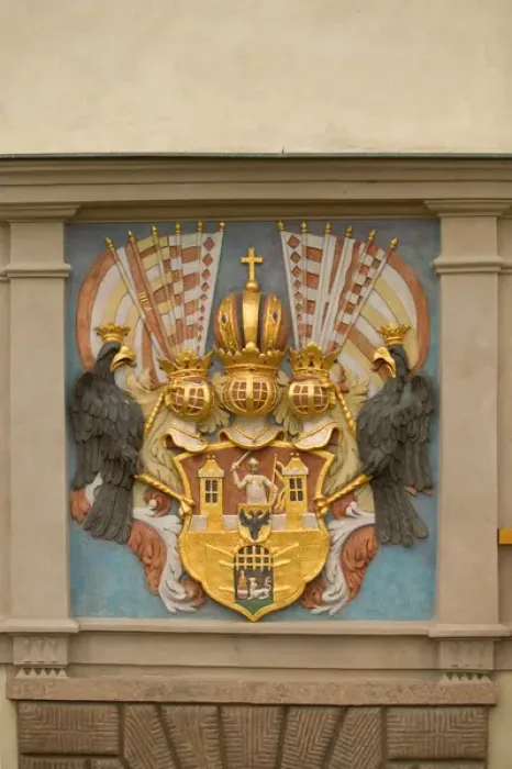 Framed Print : code of arms, Czech Republic, prague