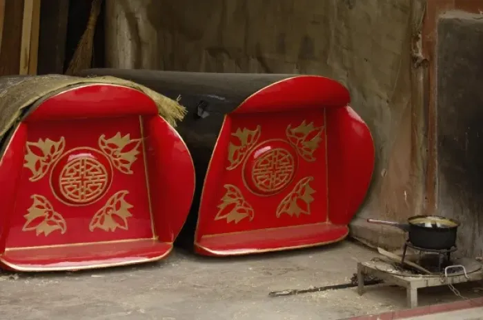 Framed Print : Coffins - Xizhou market. This small Bai village is about 20 km north of Dali. China