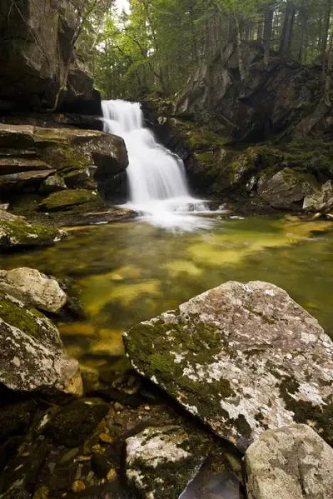 Framed Print : Cold Brook Falls in New Hampshires White Mountains Framed Print : Cold Brook Falls in New Hampshires White Mountains