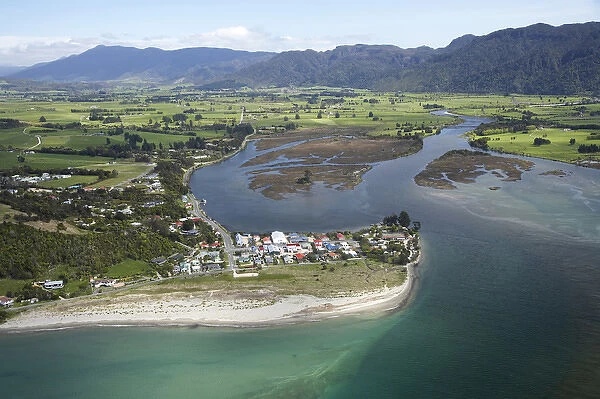 Collingwood and Aorere River Estuary, Golden Bay, Nelson Region, South Island, New