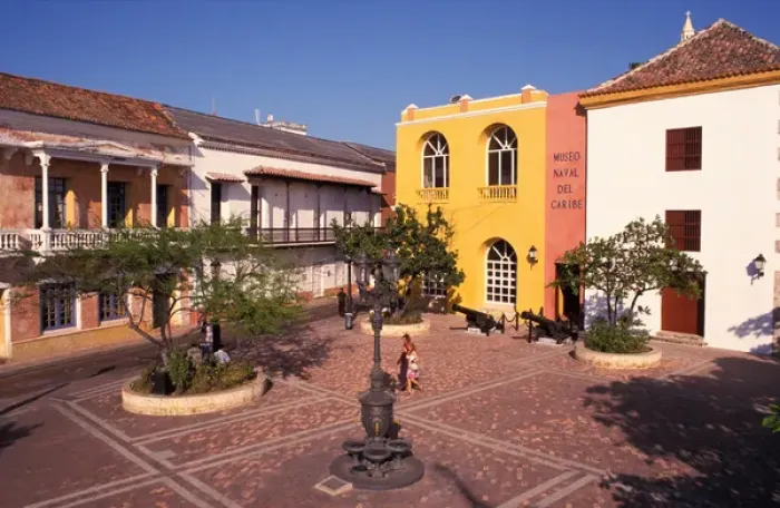 Framed Print : Colombia, Cartagena de Indias, Plaza Santa Teresa