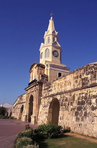 Colombia, Cartagena de Indias, Puerta del Reloj