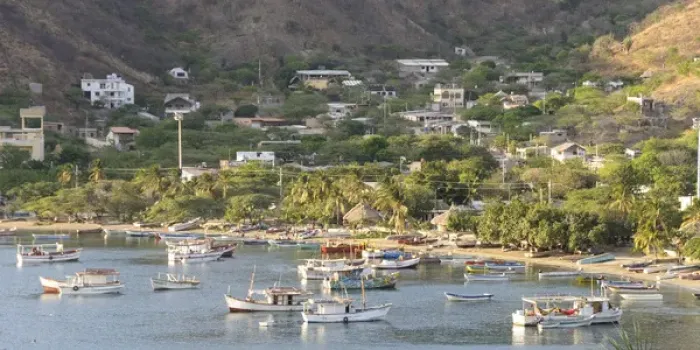 Framed Print : Colombia, Taganga. Harbor Framed Print : Colombia, Taganga. Harbor