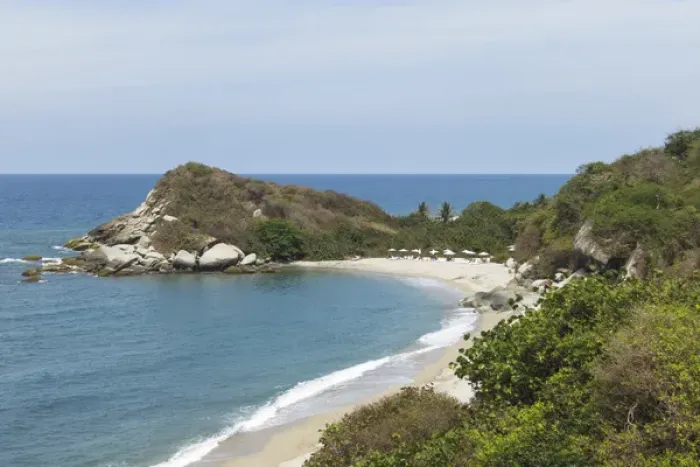 Framed Print : Colombia, Tayrona National Park. Isolated beach Framed Print : Colombia, Tayrona National Park. Isolated beach