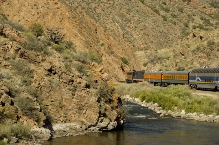 Framed Print : Colorado, Canon City, Royal Gorge Railroad. Views from the train along the Arkansas River Framed Print : Colorado, Canon City, Royal Gorge Railroad. Views from the train along the Arkansas River