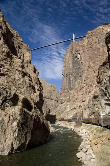 Framed Print : Colorado, Canon City, Royal Gorge Railroad. Views from the train, Royal Gorge Bridge Framed Print : Colorado, Canon City, Royal Gorge Railroad. Views from the train, Royal Gorge Bridge