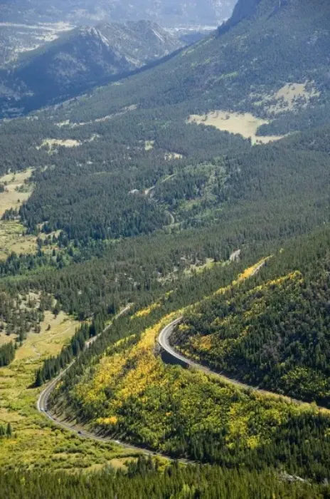 Framed Print : Colorado, Rocky Mountain National Park. Horseshoe Park overlook, Fall colors on Trail Ridge Road Framed Print : Colorado, Rocky Mountain National Park. Horseshoe Park overlook, Fall colors on Trail Ridge Road