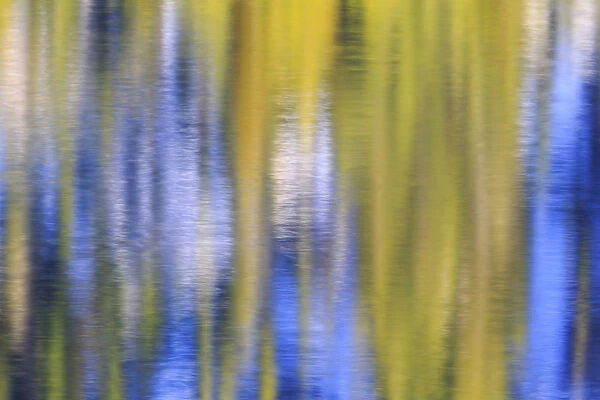 Colorful abstract impressions of water and reflections