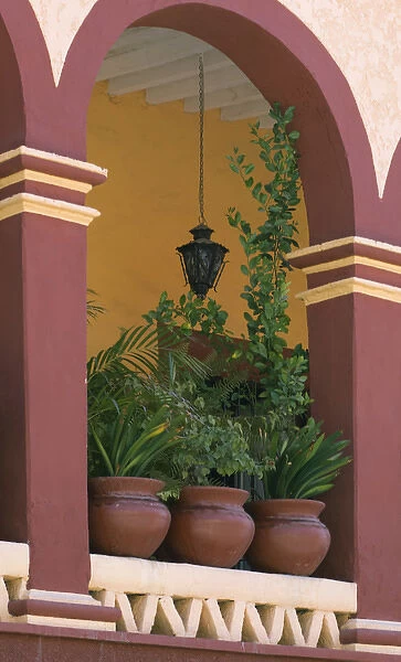 Colorful architecture on the streets of San Miguel de Allende, State of Guanajuato