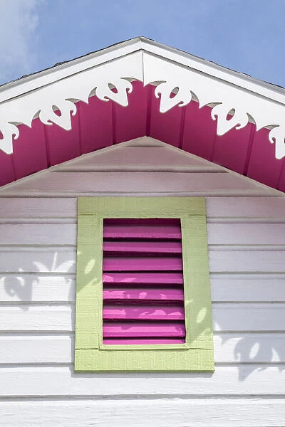 Colorful beach bungalow, USA