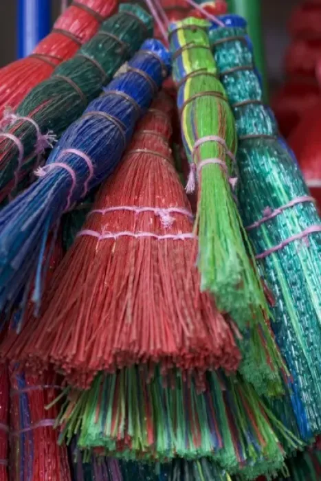 Framed Print : Colorful Brooms for sale by street vendor, Alexandria Egypt Framed Print : Colorful Brooms for sale by street vendor, Alexandria Egypt
