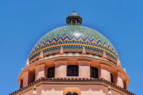 Colorful dome City Hall, Tucson, Arizona