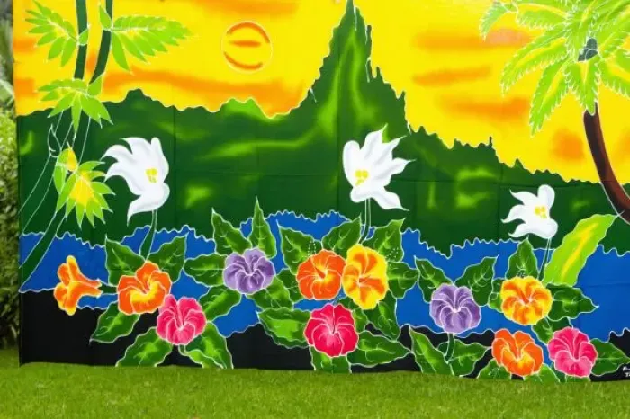 Framed Print : Colorful hand painted Framed Print : Colorful hand painted