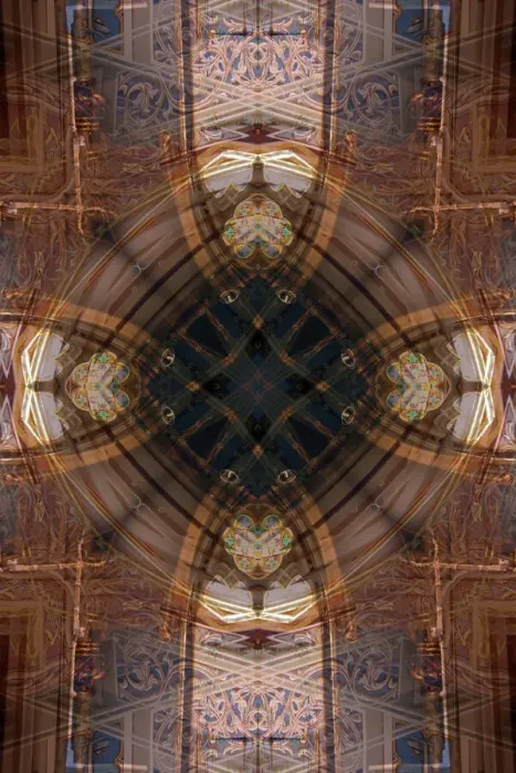 Framed Print : Colorful kaleidoscope