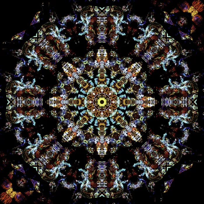 Framed Print : Colorful kaleidoscope
