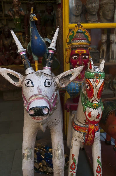 Colorful local handicrafts, Pushkar, Rajasthan, India