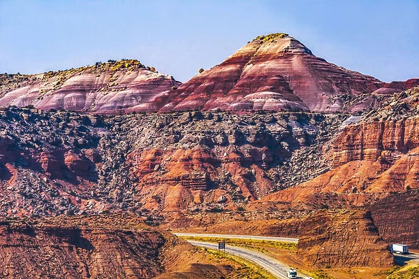 Colorful Red Canyon, Castle Valley, I-70 Highway, Utah