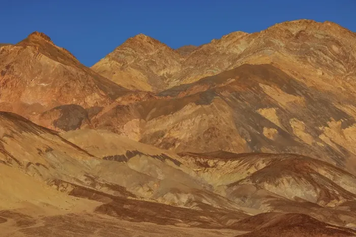 Framed Print : Colorful rocks in the Amargosa Range in Death Valley National Park, California, USA. (Editorial Use Only)