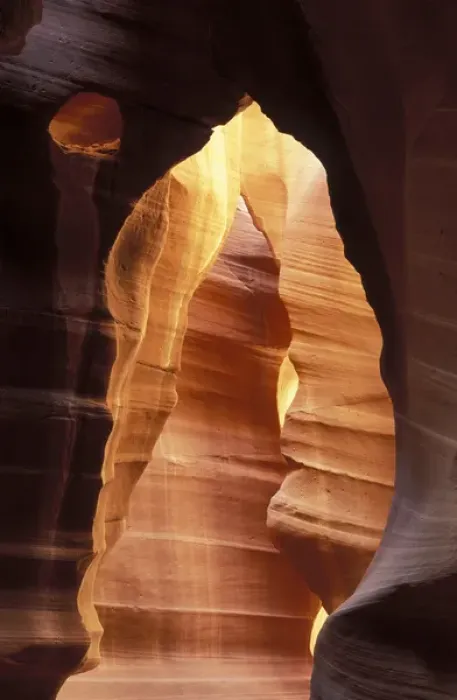 Framed Print : Colorful sandstone in Antelope Canyon near Page, AZ Framed Print : Colorful sandstone in Antelope Canyon near Page, AZ