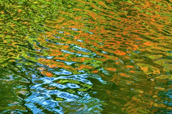 Framed Print : Colorful water reflection, Furuichi Kofungun, water surrounding ancient burial mound, Habikino, Osaka, Japan Framed Print : Colorful water reflection, Furuichi Kofungun, water surrounding ancient burial mound, Habikino, Osaka, Japan