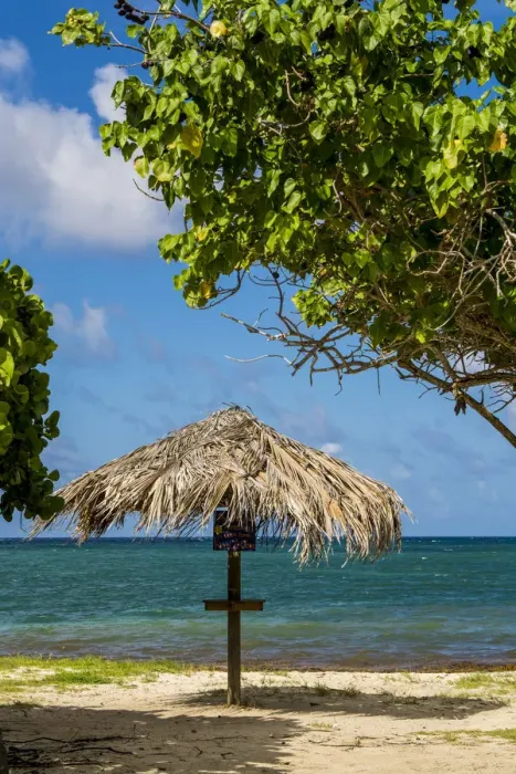 Framed Print : Columbus landing site national historic landmark, St. Croix, US Virgin Islands